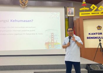 Humas DJP Bengkulu-Lampung Dibekali Pelatihan Teknik Penulisan Berita dan Artikel