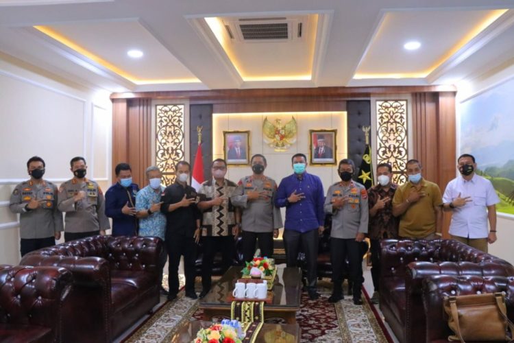 Kapolda Lampung Terima Kunjungan Dewan Pers