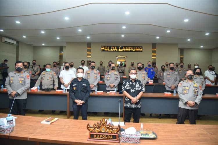 Kapolda Lampung Buka Pembekalan Jurnalistik Bagi PJU dan Kapolres