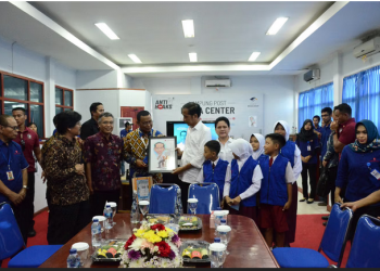 Kunjungi Lampung Post, Presiden Minta Media Lokal Sebar Optimisme