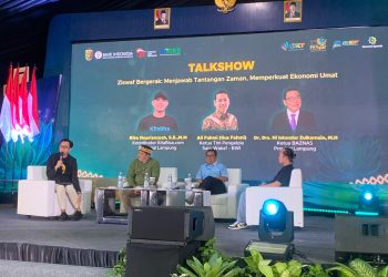 Talkshow filatropi yang digelar oleh Bank Indonesia Perwakilan Lampung, Jumat (8/5/2025).