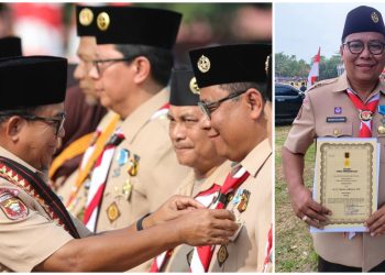 HUT ke-63 Pramuka, Iskandar Dianugerahi Penghargaan Lencana Drama Bakti