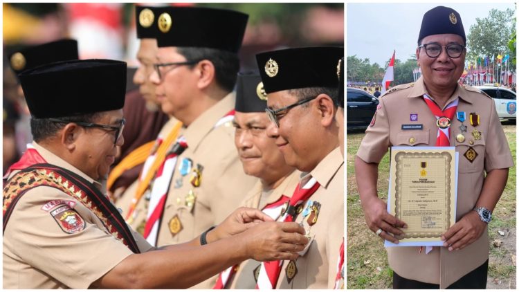 HUT ke-63 Pramuka, Iskandar Dianugerahi Penghargaan Lencana Drama Bakti